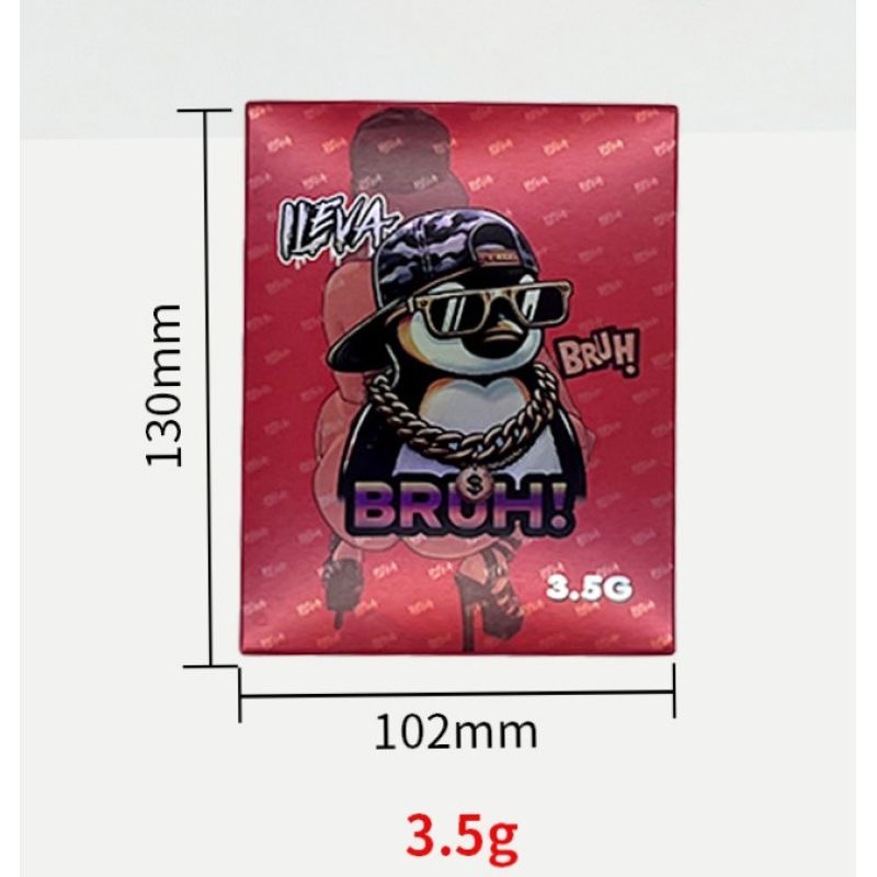 BRUH! 3.5g Holographic Mylar Bags & Boxes